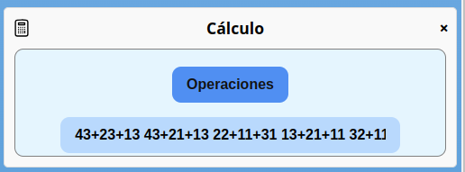 Insertar calculo