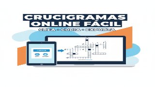Crear Crucigramas Online | Generador y Exportador Fácil