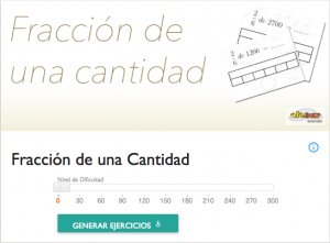 Generar Fracciones una Cantidad